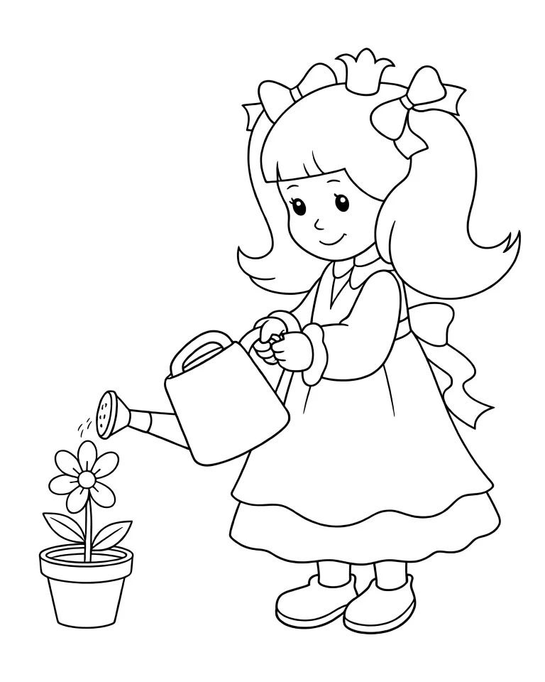 Принцесса с лейкой