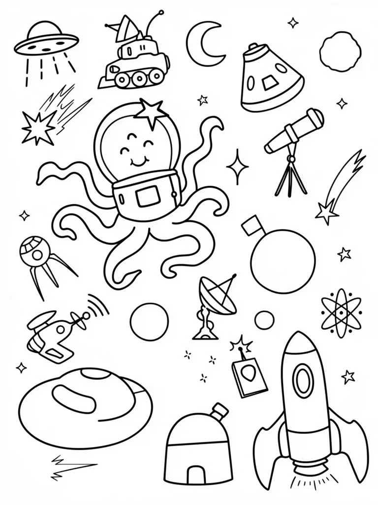 Пришелец и космические корабли