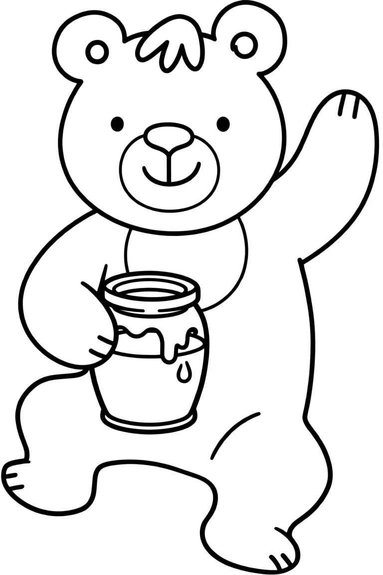 Приветливый медведь