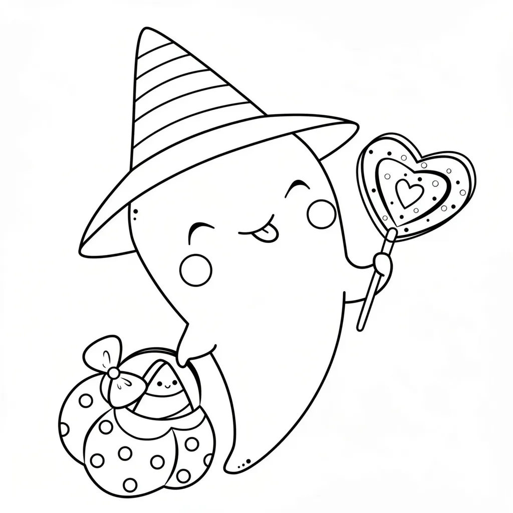 Привидение со сладостями