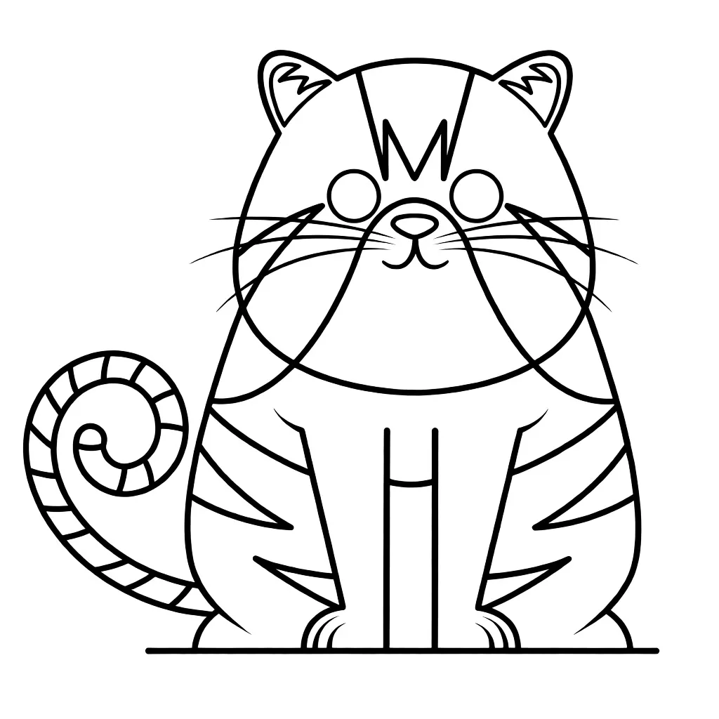 Пухлый котик