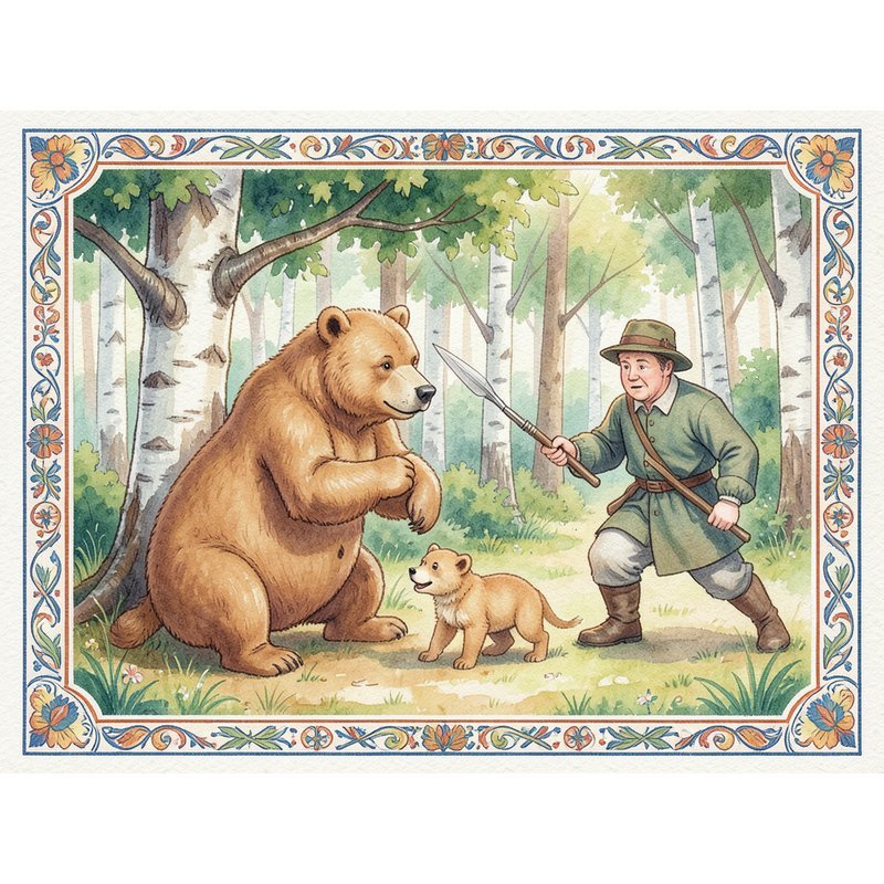 Сказка о медведихе