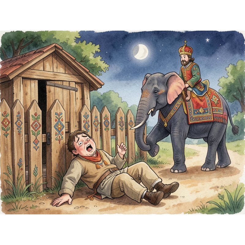 Пьяный и царь