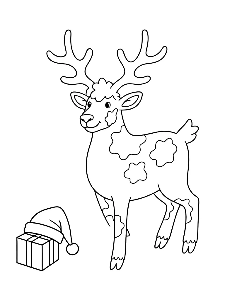 Пятнистый олень