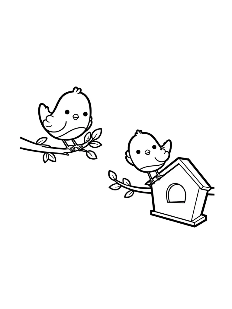 Радостные птички