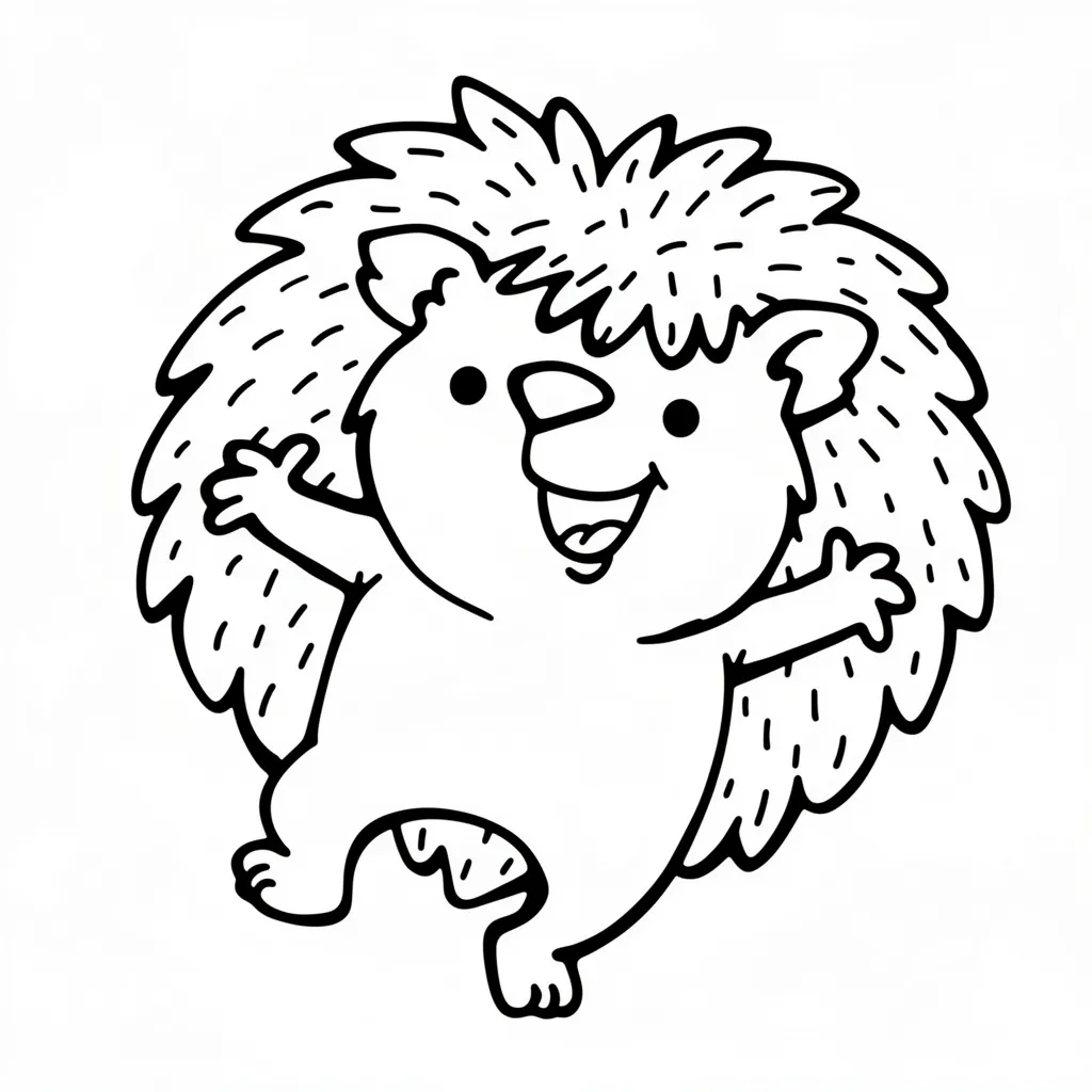 Радостный ёжик