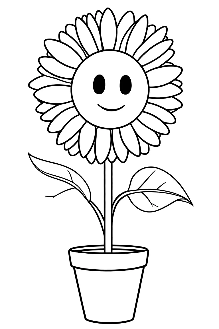 Радостный подсолнух