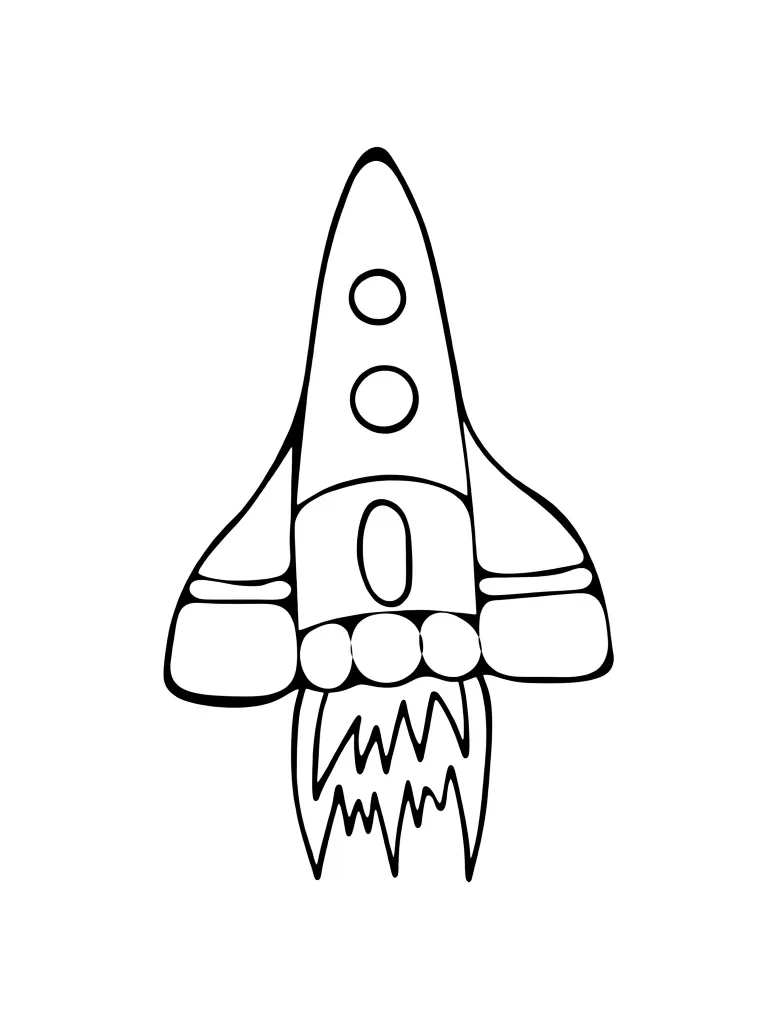 Ракета на взлете