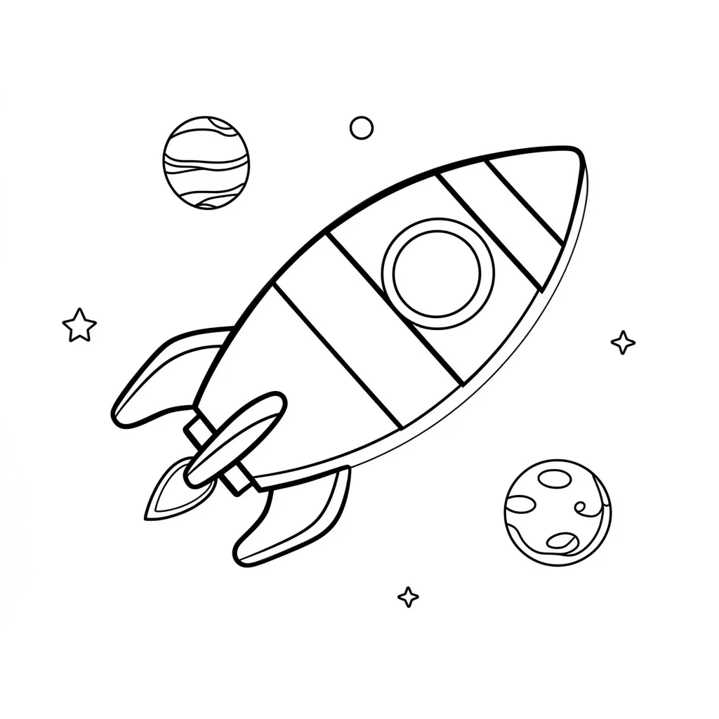 Ракета среди планет