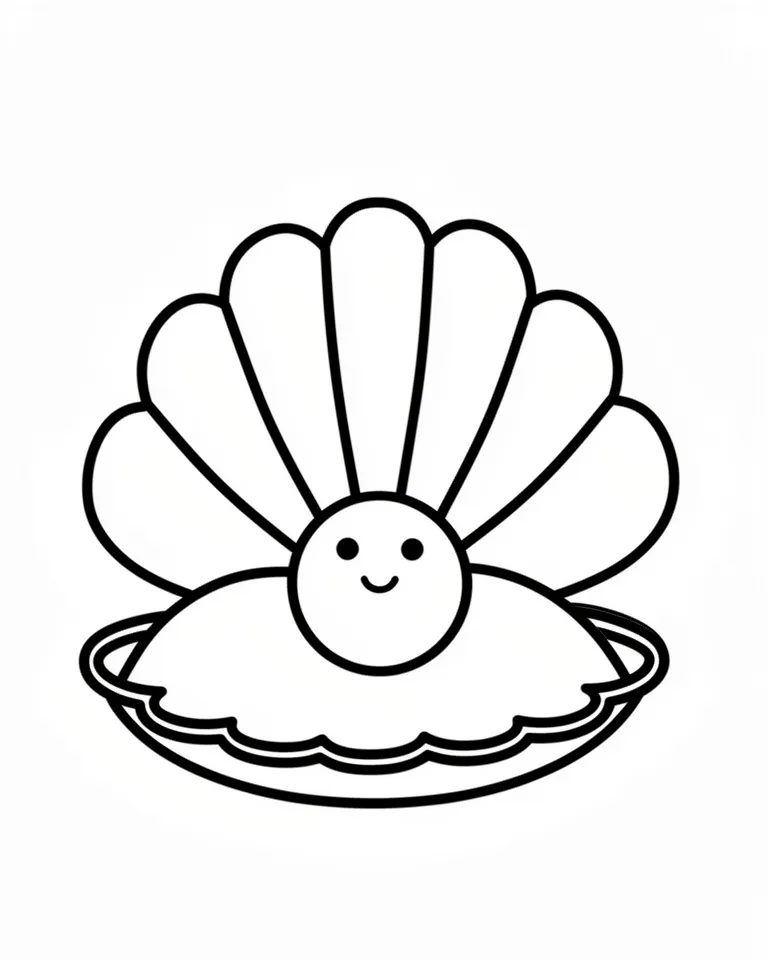 Ракушка с жемчужиной