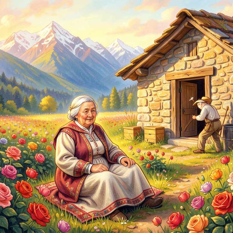 Разноцветная бабочка