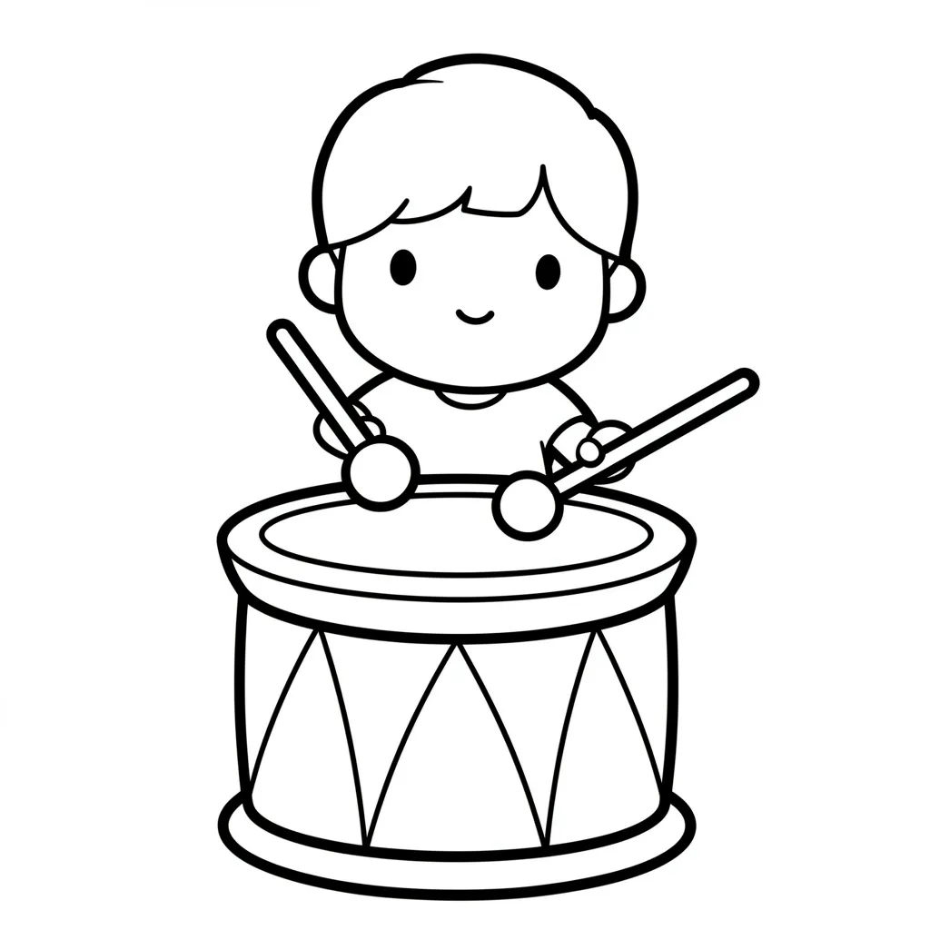 Разноцветный барабан