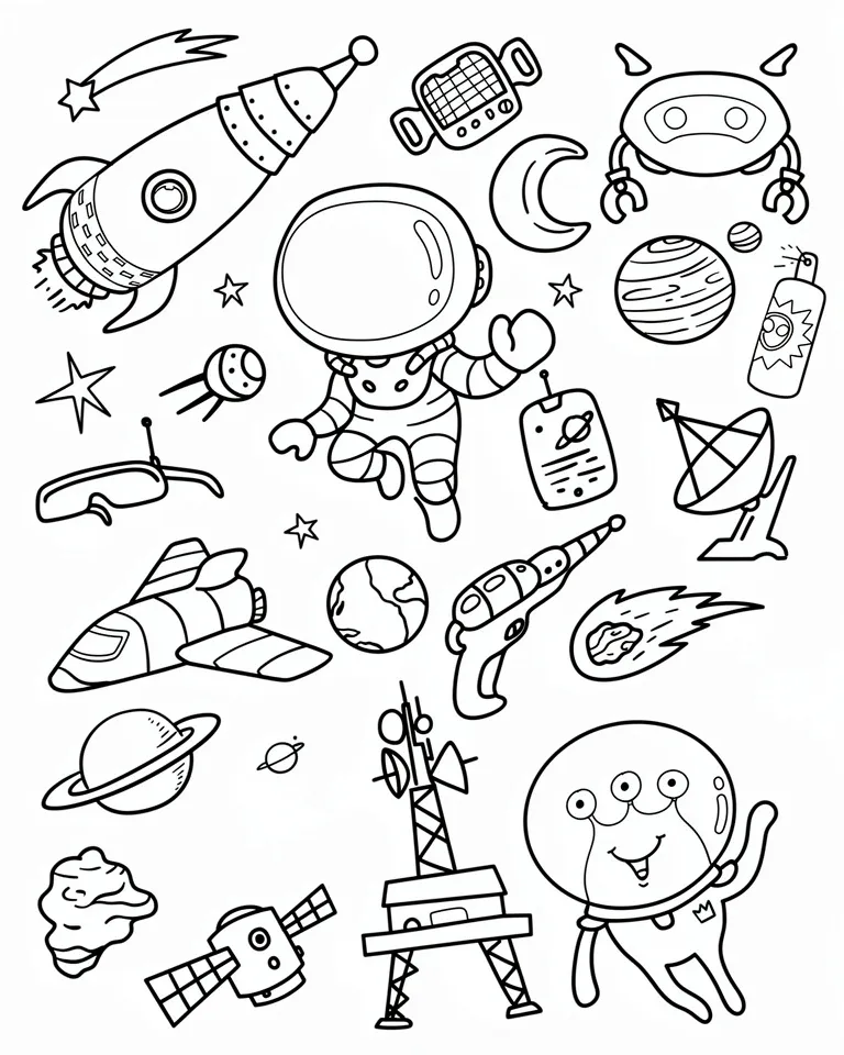 Разнообразные космические элементы