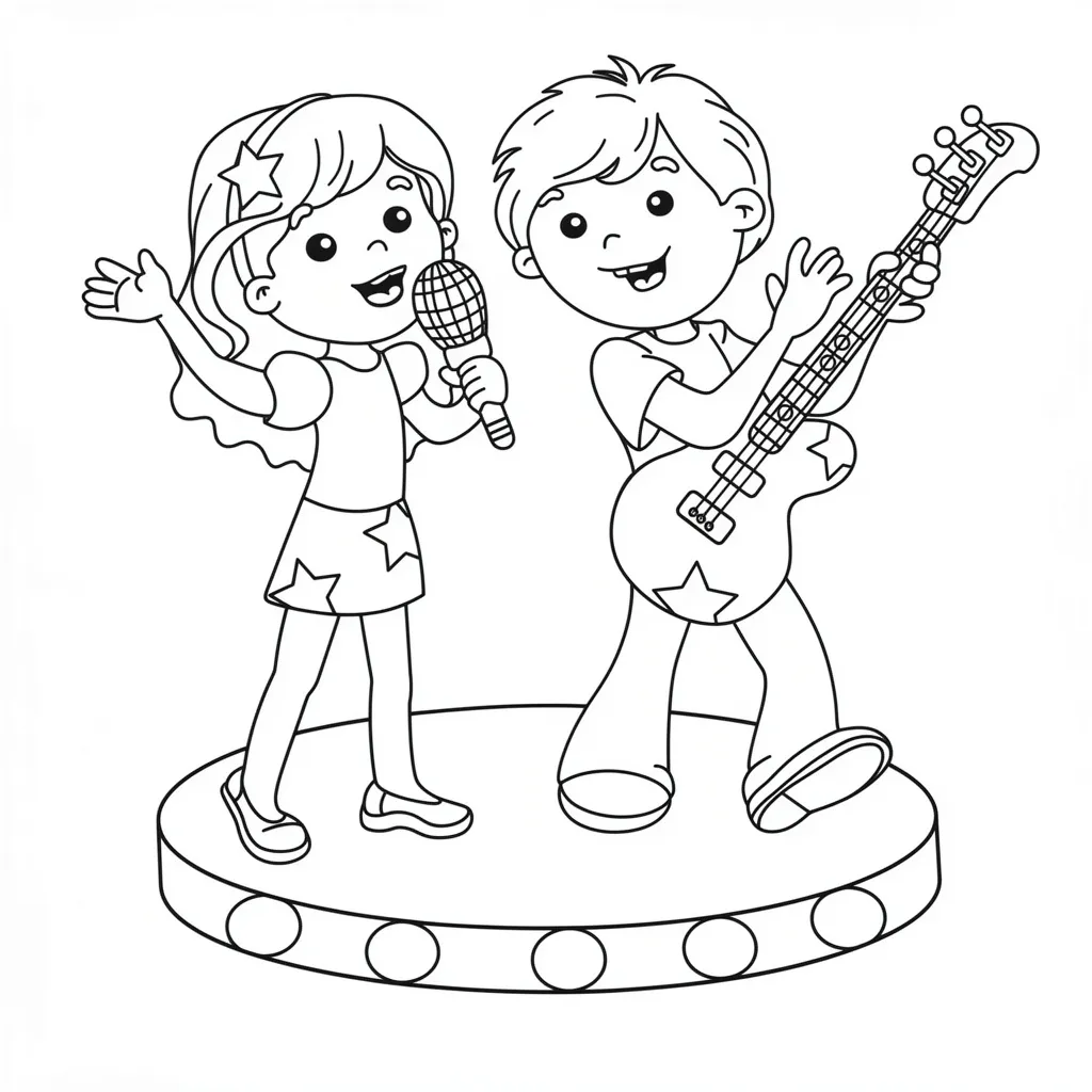 Ребята выступают