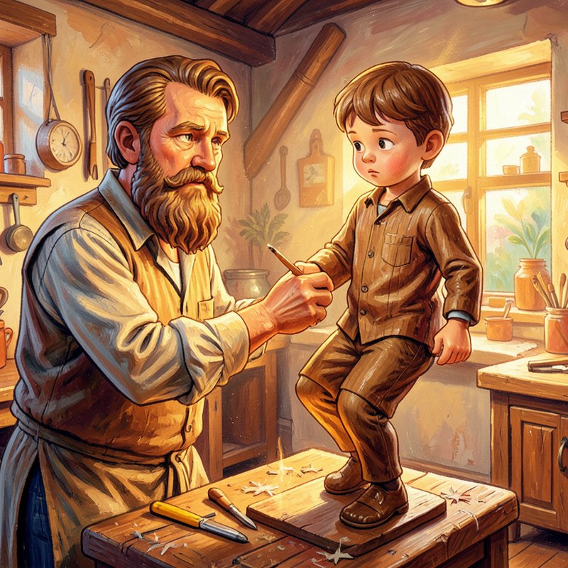 Резчик и статуя
