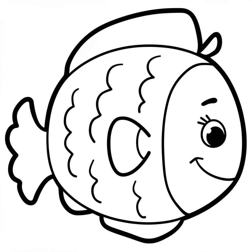 Рыбка улыбается