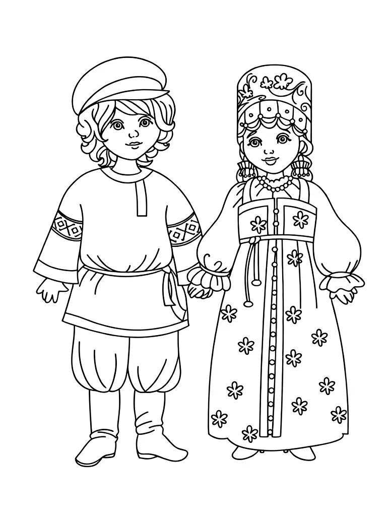 Русские Севера в костюме