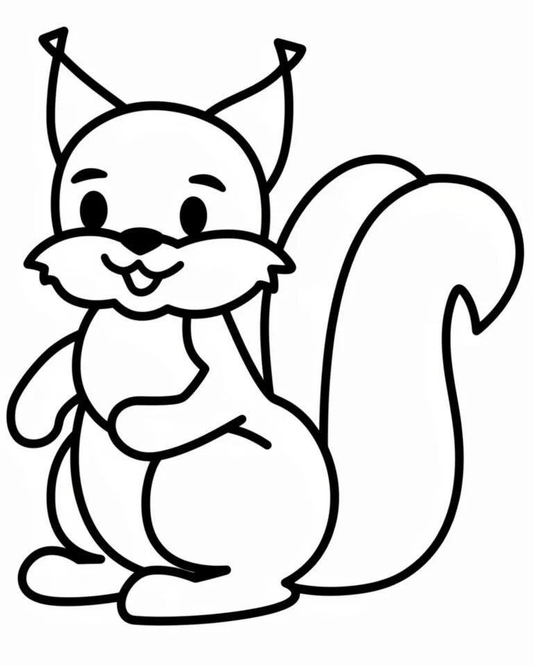 Рыжая белочка