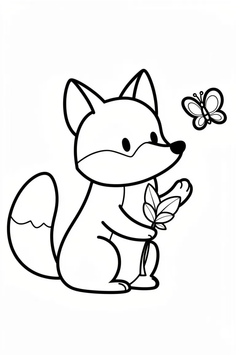 Рыжая лисичка