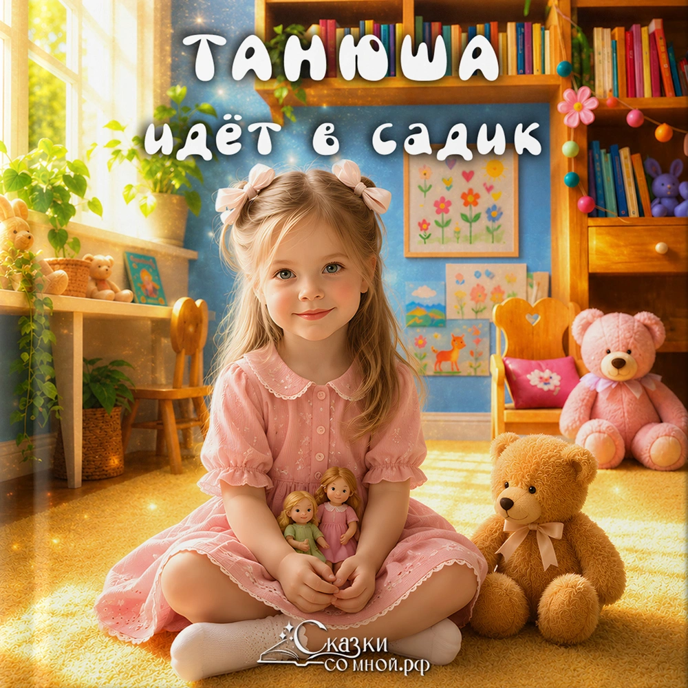 Книга «Девочка первый день в садике» — фото 1