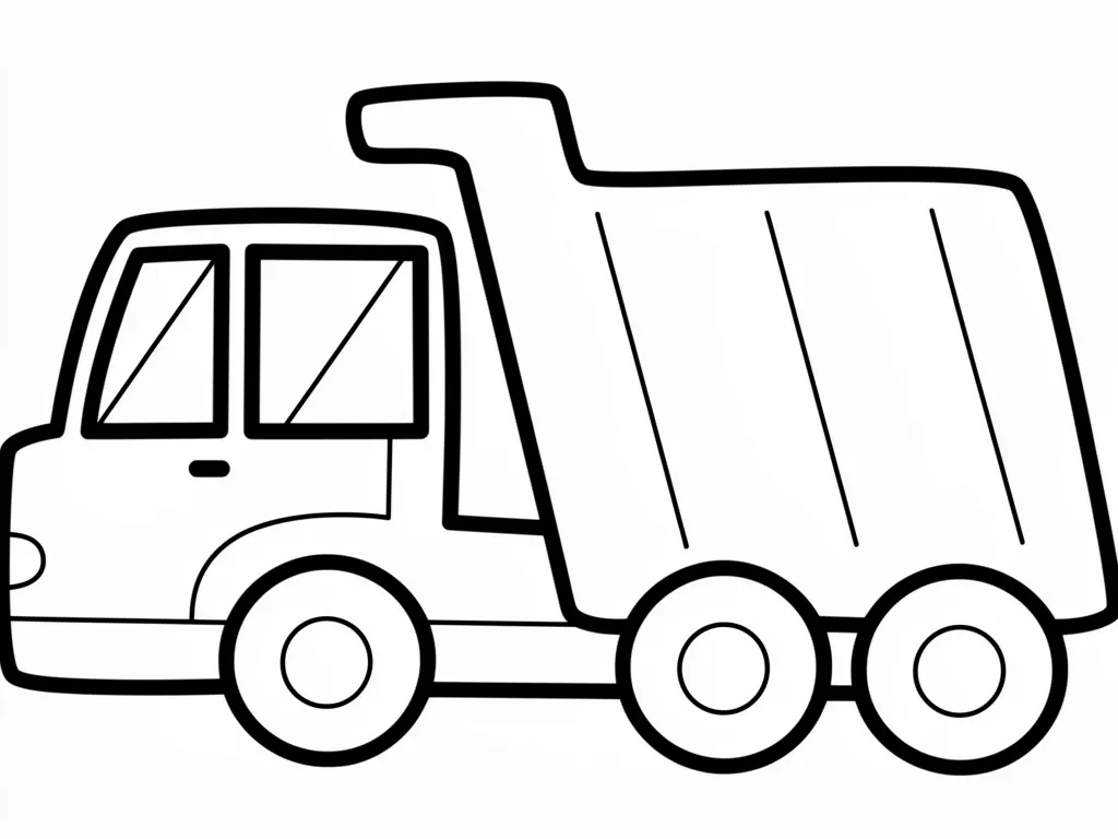 Самосвал с большим кузовом