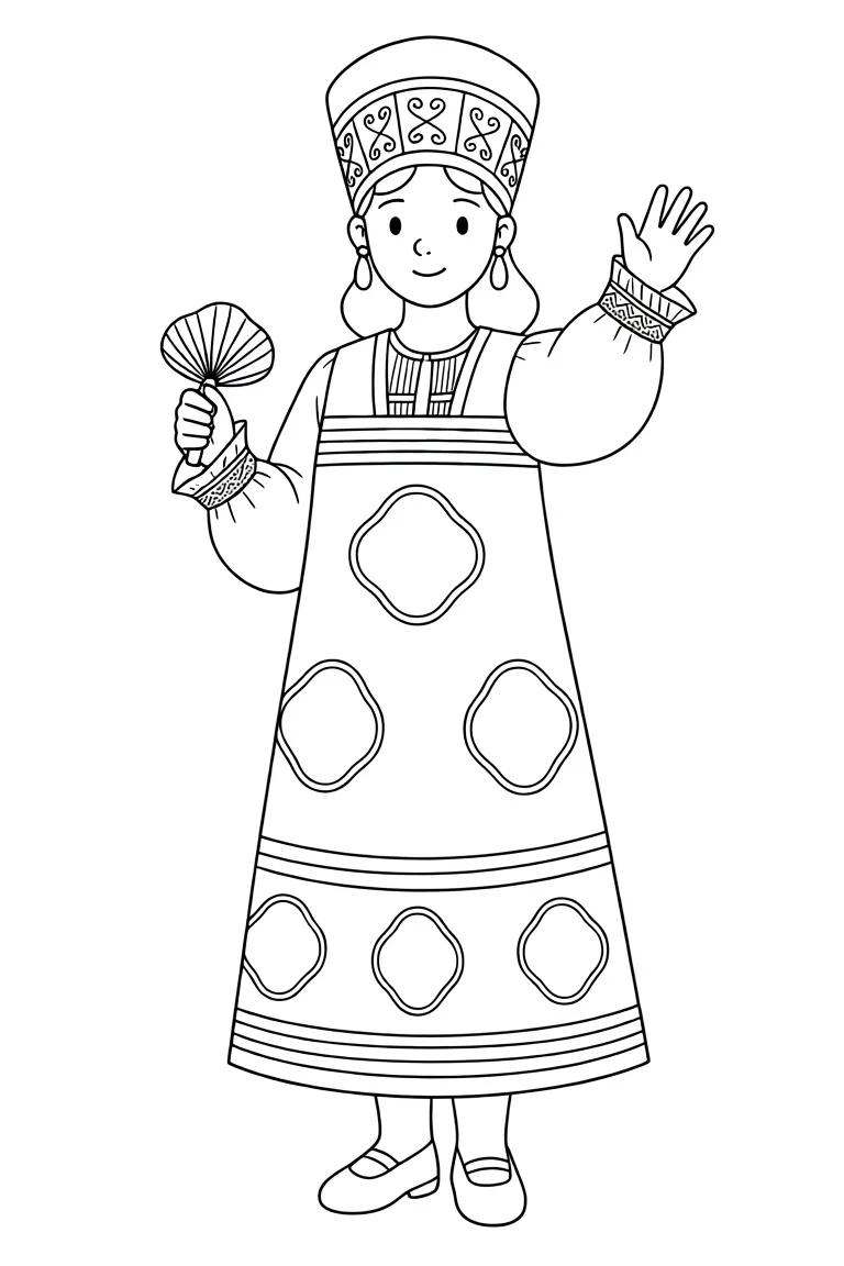 Сарафан Архангельской губернии