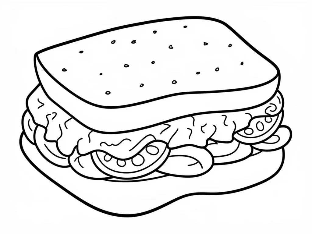 Сэндвич с томатами