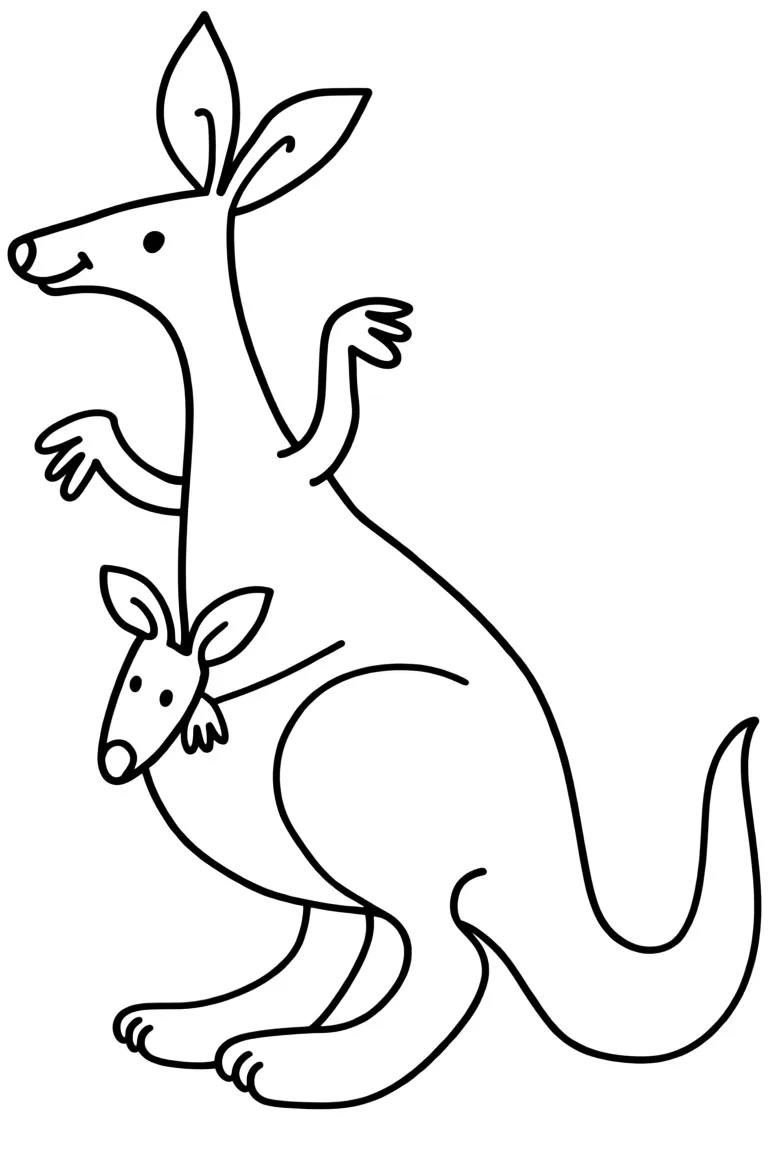 Семья кенгуру