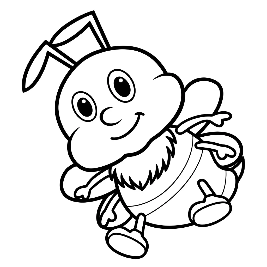 Шмель с пушистой грудкой