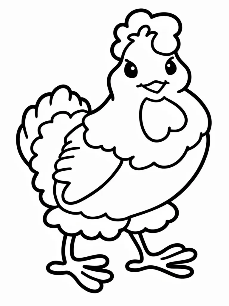 Симпатичная курочка