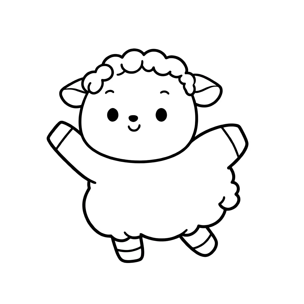 Симпатичный барашек