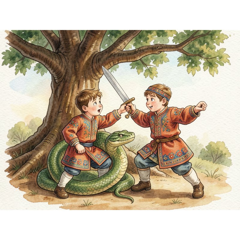 Сказка о братьях, деливших солнце и луну