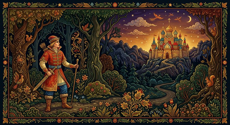 Сказка о сильном и храбром непобедимом богатыре Иване-царевиче