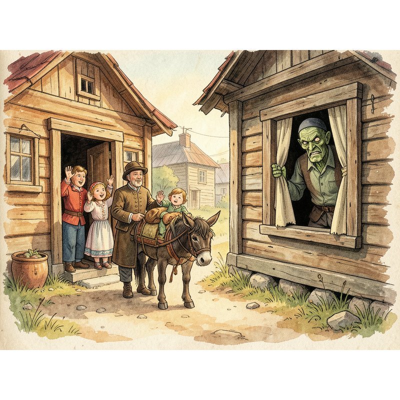 Сказка о завистнике и внушившем зависть