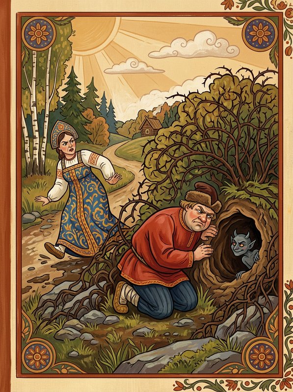 Сказка о злой жене