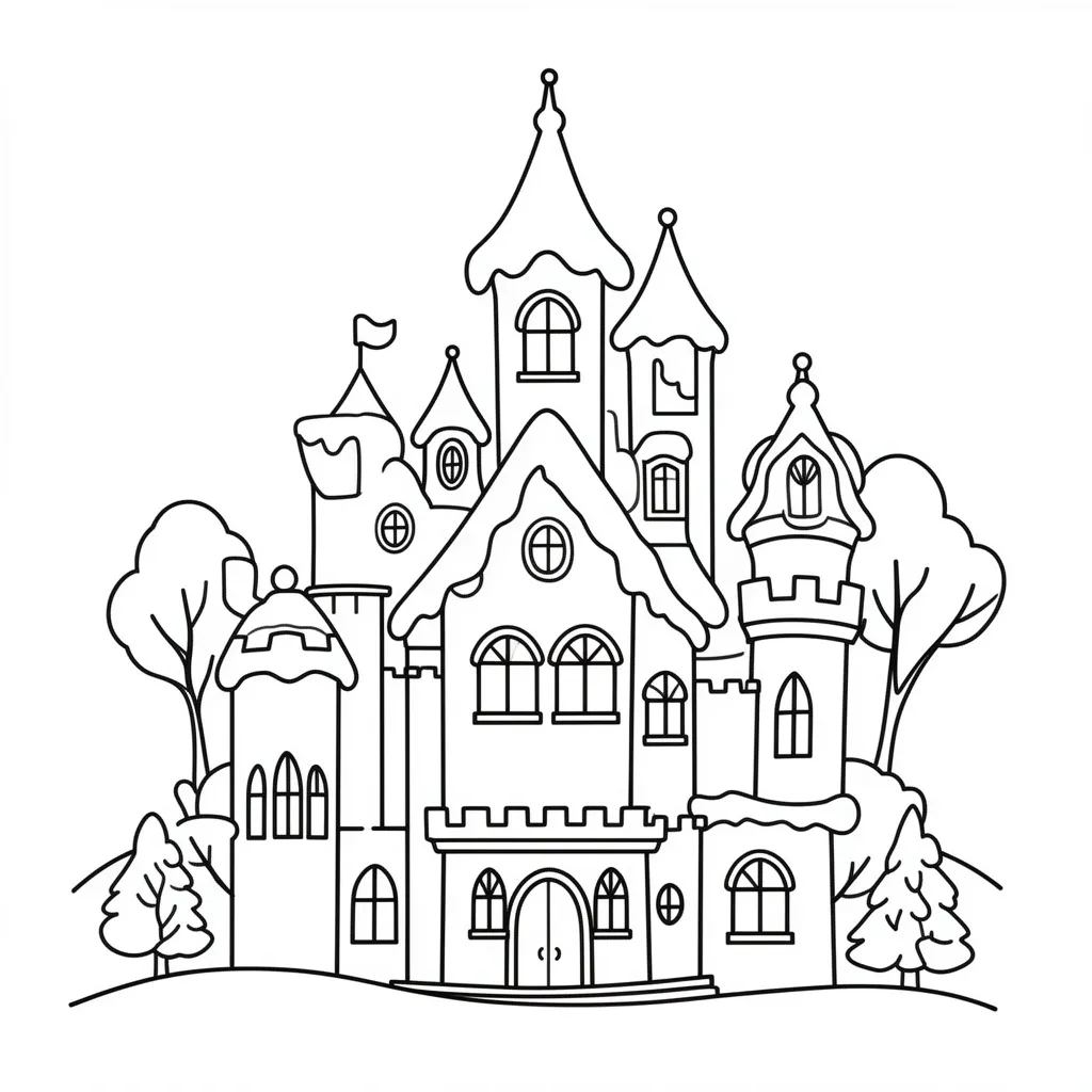 Сказочный зимний дворец