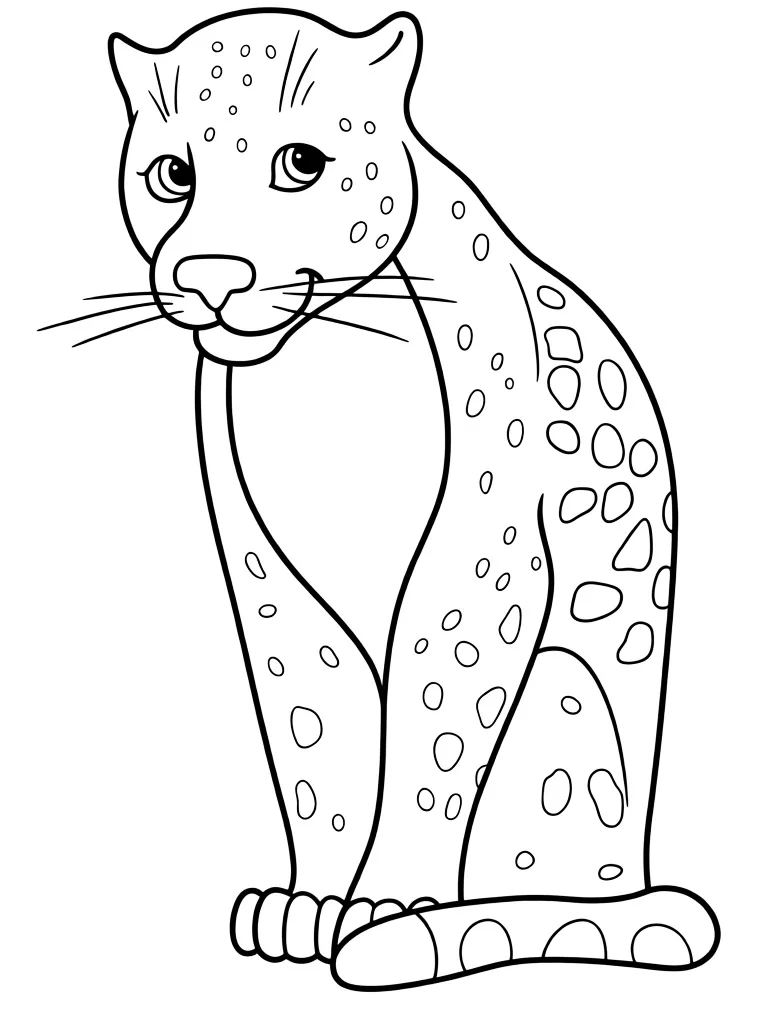 Скромный леопард