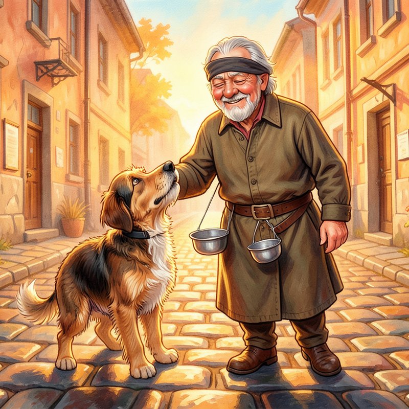 Слепец, Собака его и Школьник