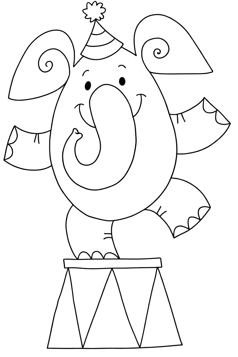 Слон акробат