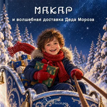 Мальчик и волшебная доставка Деда Мороза