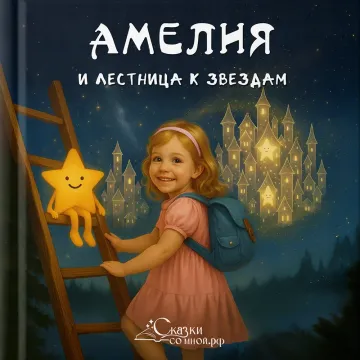 Девочка и лестница к звёздам