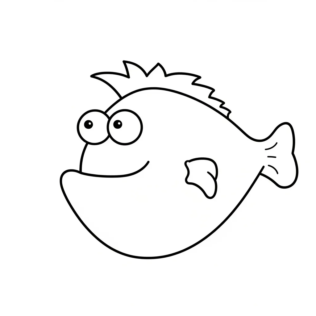 Смешная рыбка