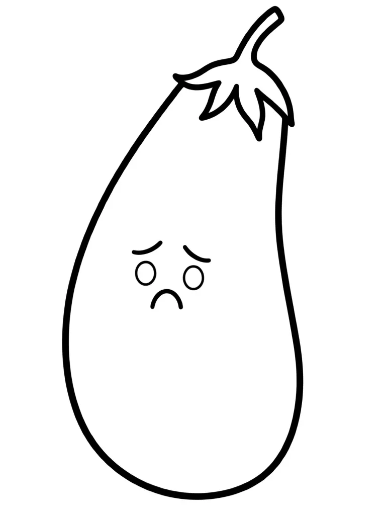 Смущенный баклажан