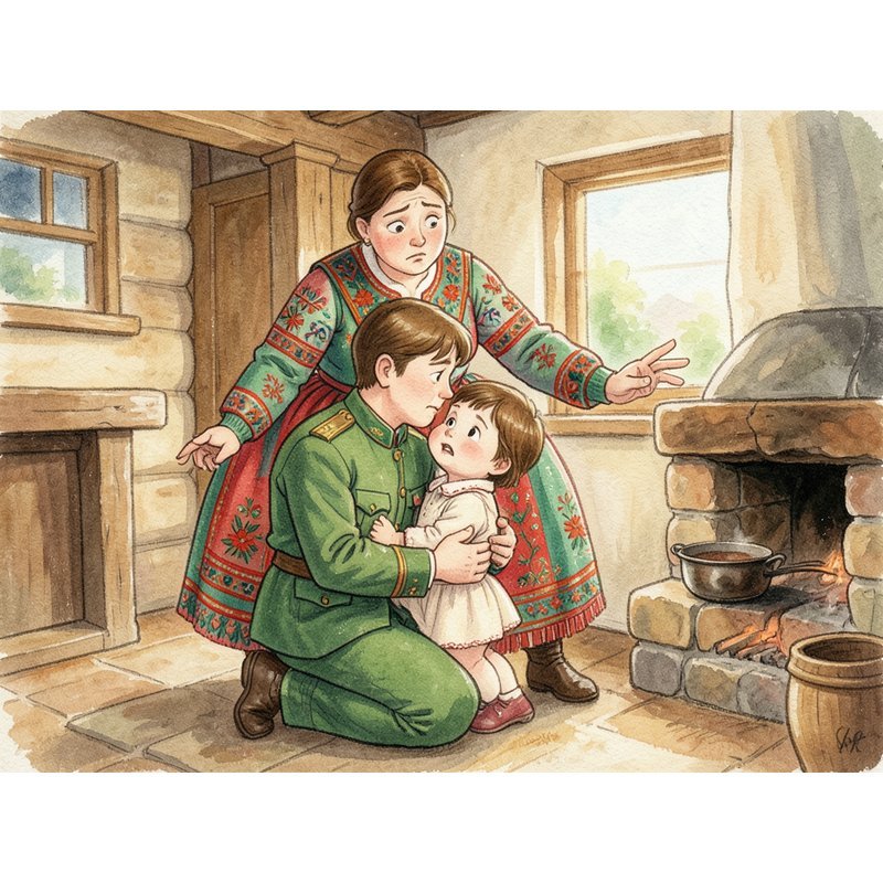 Солдат и его дочь