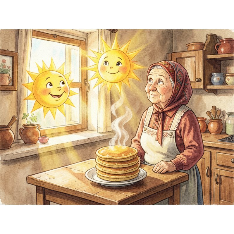 Солнце и блины