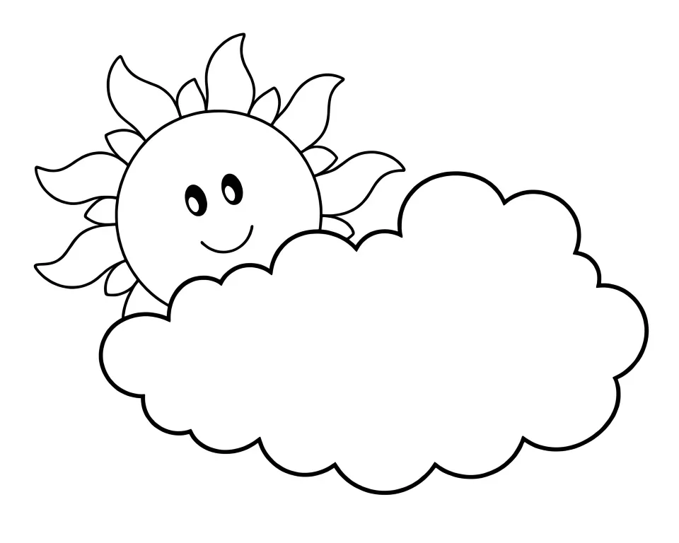 Солнышко спряталось за облаком