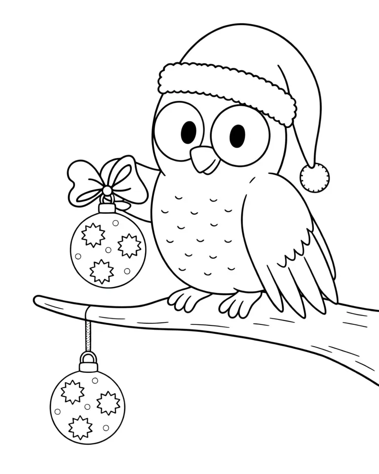 Сова на новый год