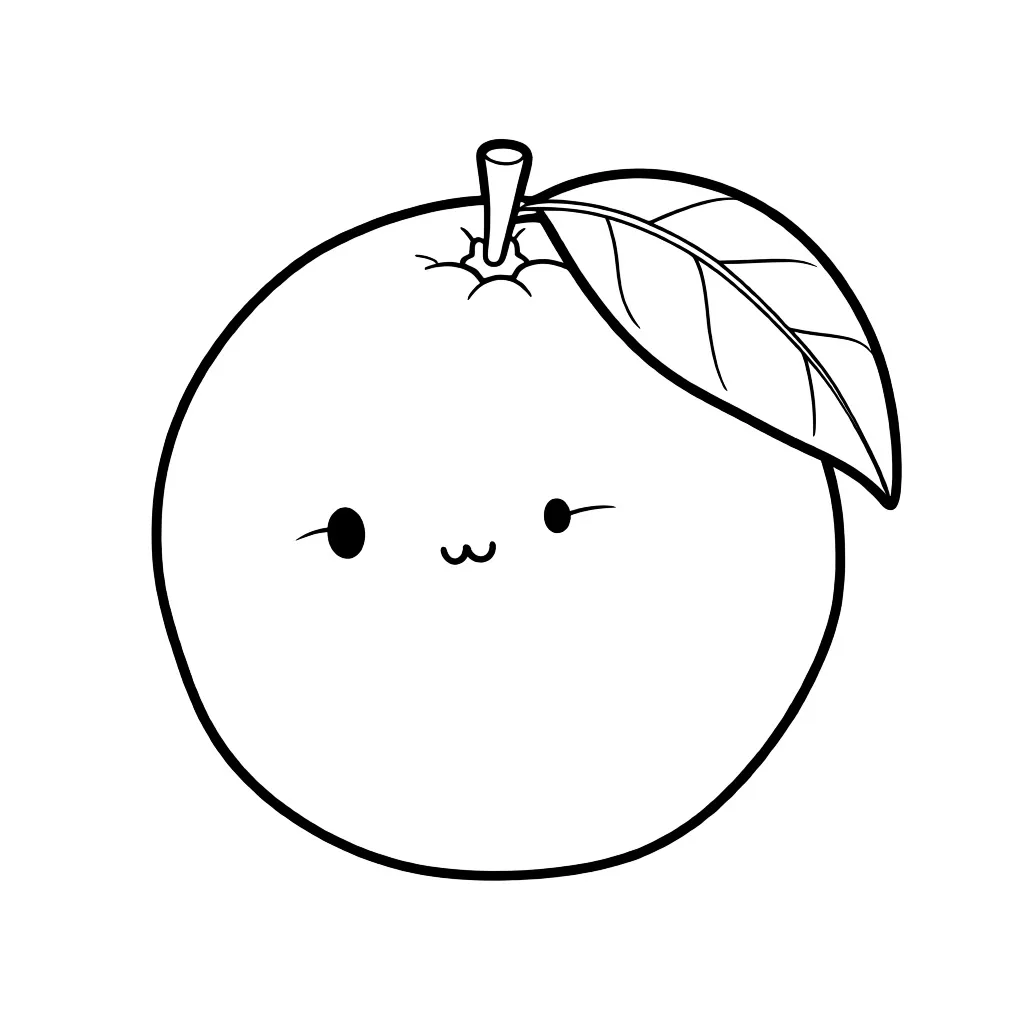 Спелый апельсин