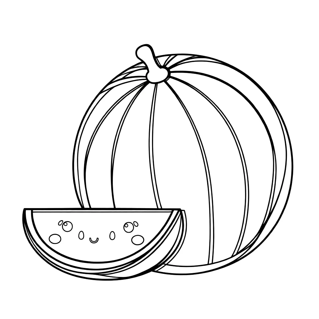 Спелый арбуз