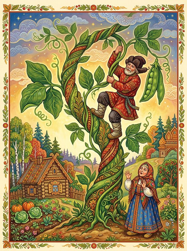 Старик лезет на небо